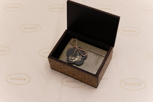 Laurel Soap in Deluxe Engraved Wooden Gift Box (1 piece and set of 6)