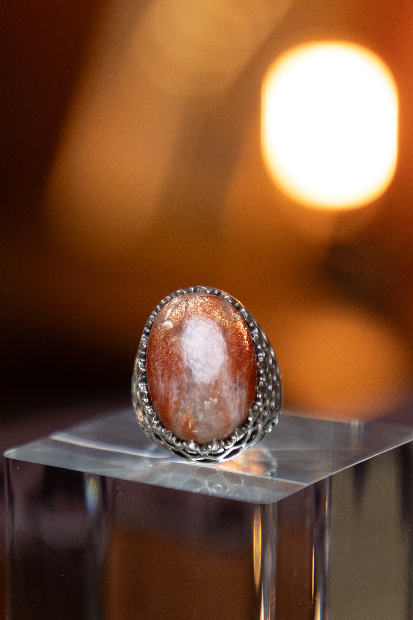 Star Stone Silver Ring