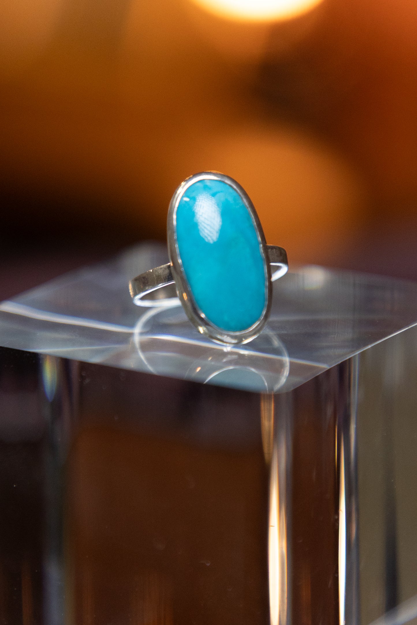 Kermani Turquoise Silver Ring