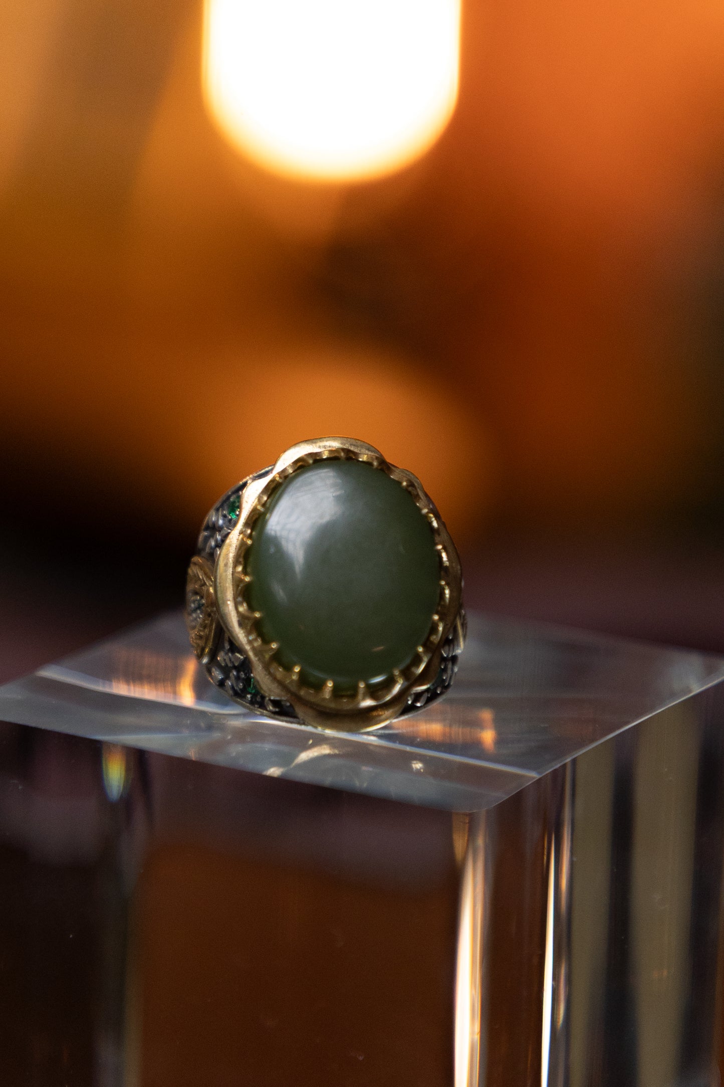 Soleimani Yemeni Agate Silver Ring