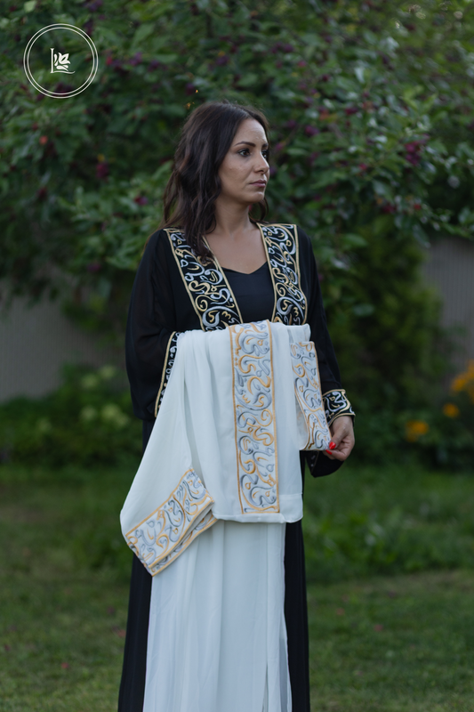 Calligraphy Sheer Abaya