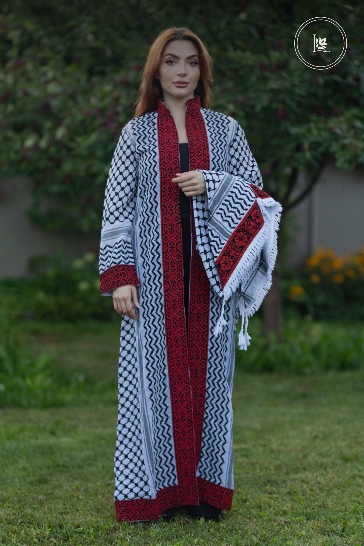 Tatreez Kufiya Abaya & Premium Tatreez Kufiya