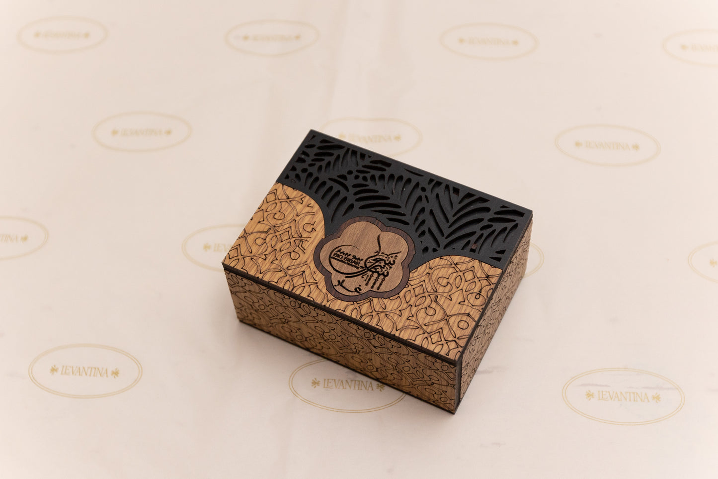 Laurel Soap in Deluxe Engraved Wooden Gift Box (1 piece and set of 6)