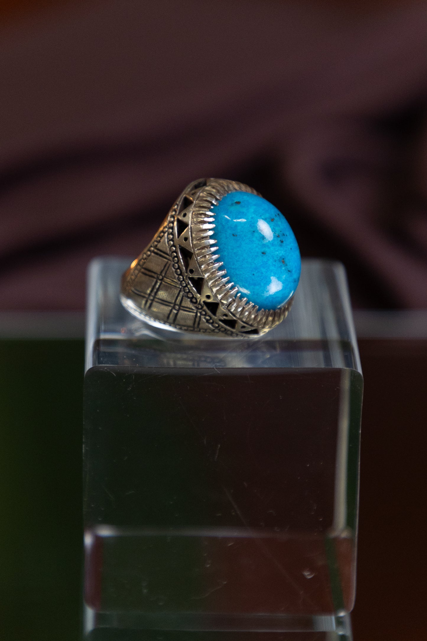 Kermani Turquoise Silver Ring