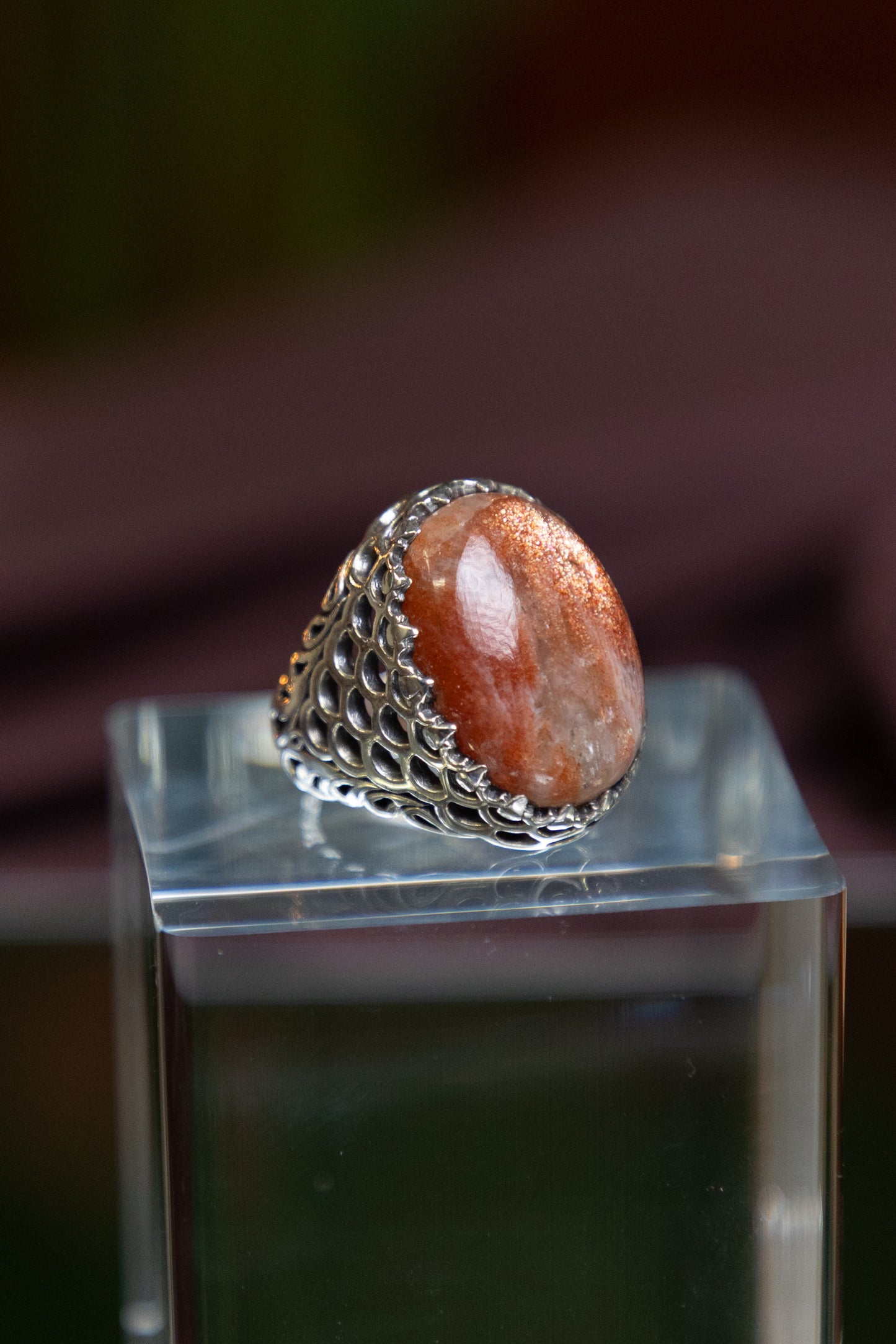 Star Stone Silver Ring