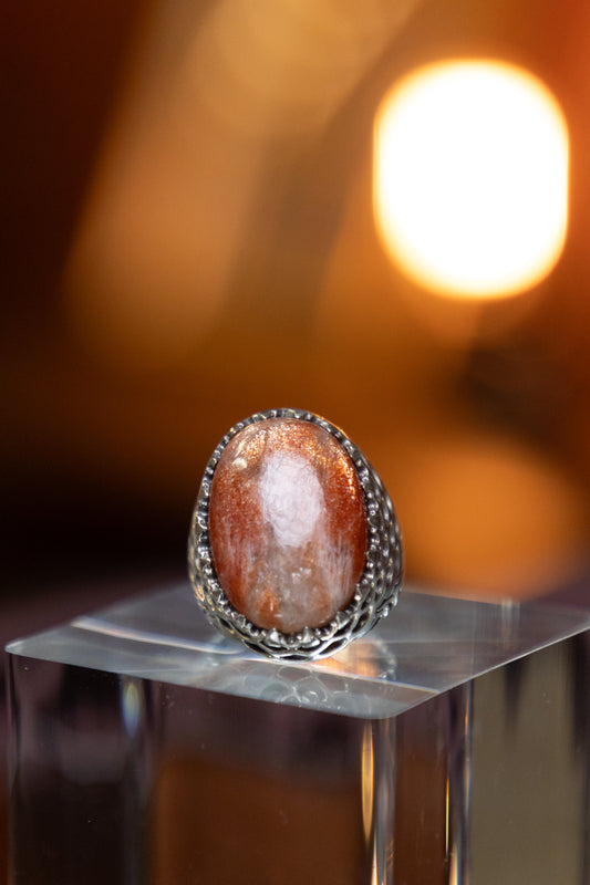 Star Stone Silver Ring