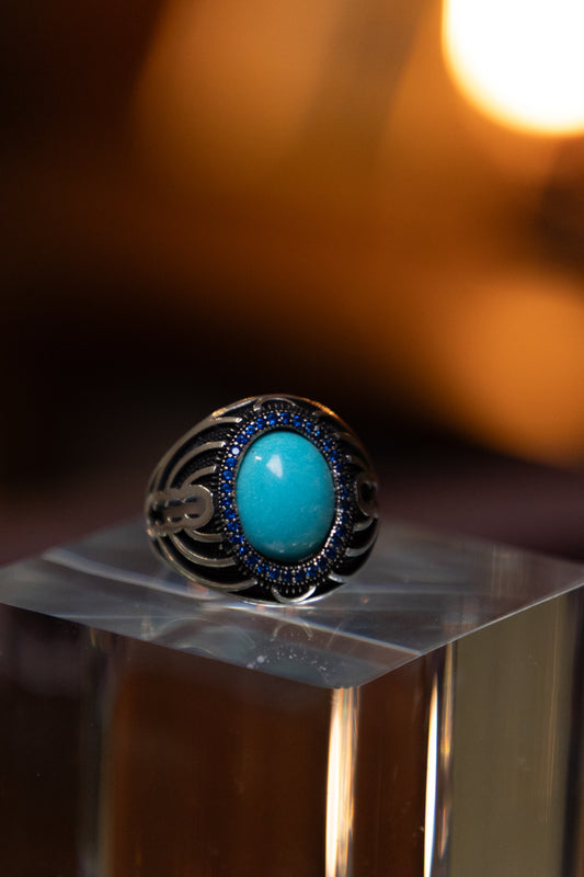 Kermani Turquoise Silver Ring