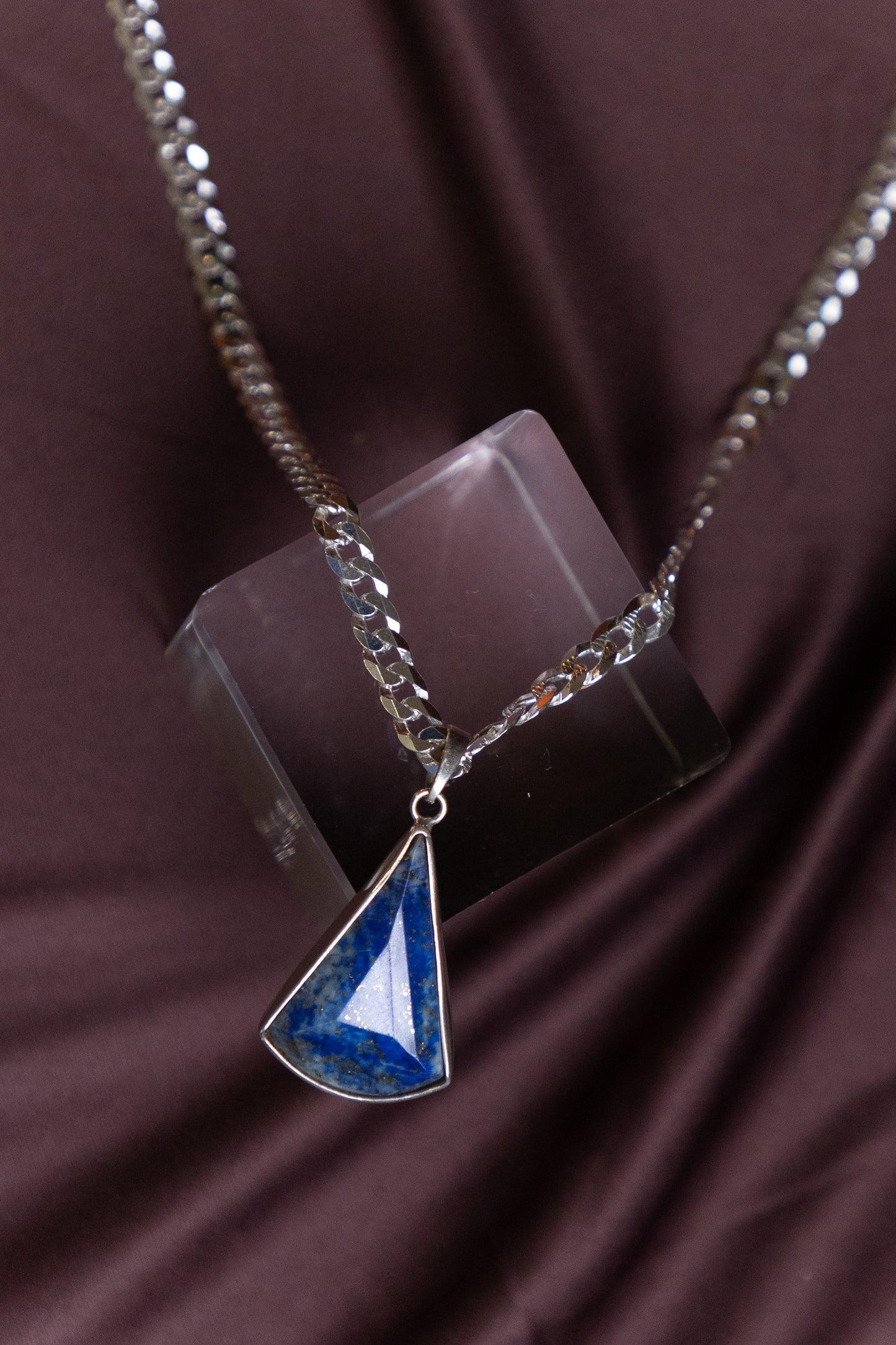 Lapis Lazuli gemstone Pendant encased in Silver