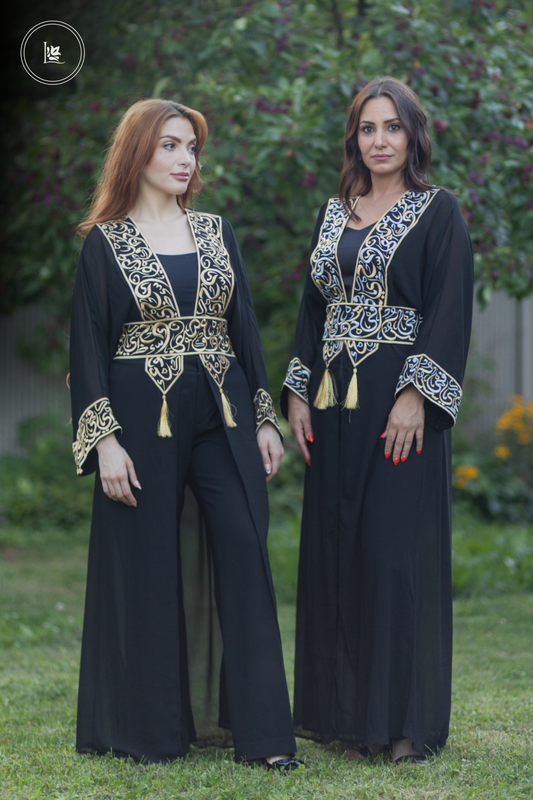 Calligraphy Sheer Abaya