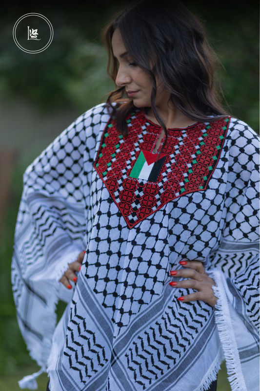 Kufiya Poncho