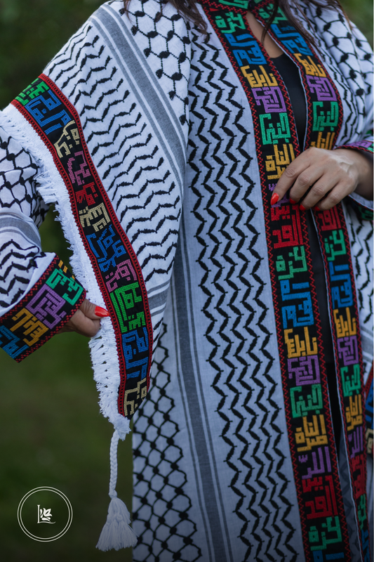 Cities Kufiya Abaya & Cities Tatreez Kufiya