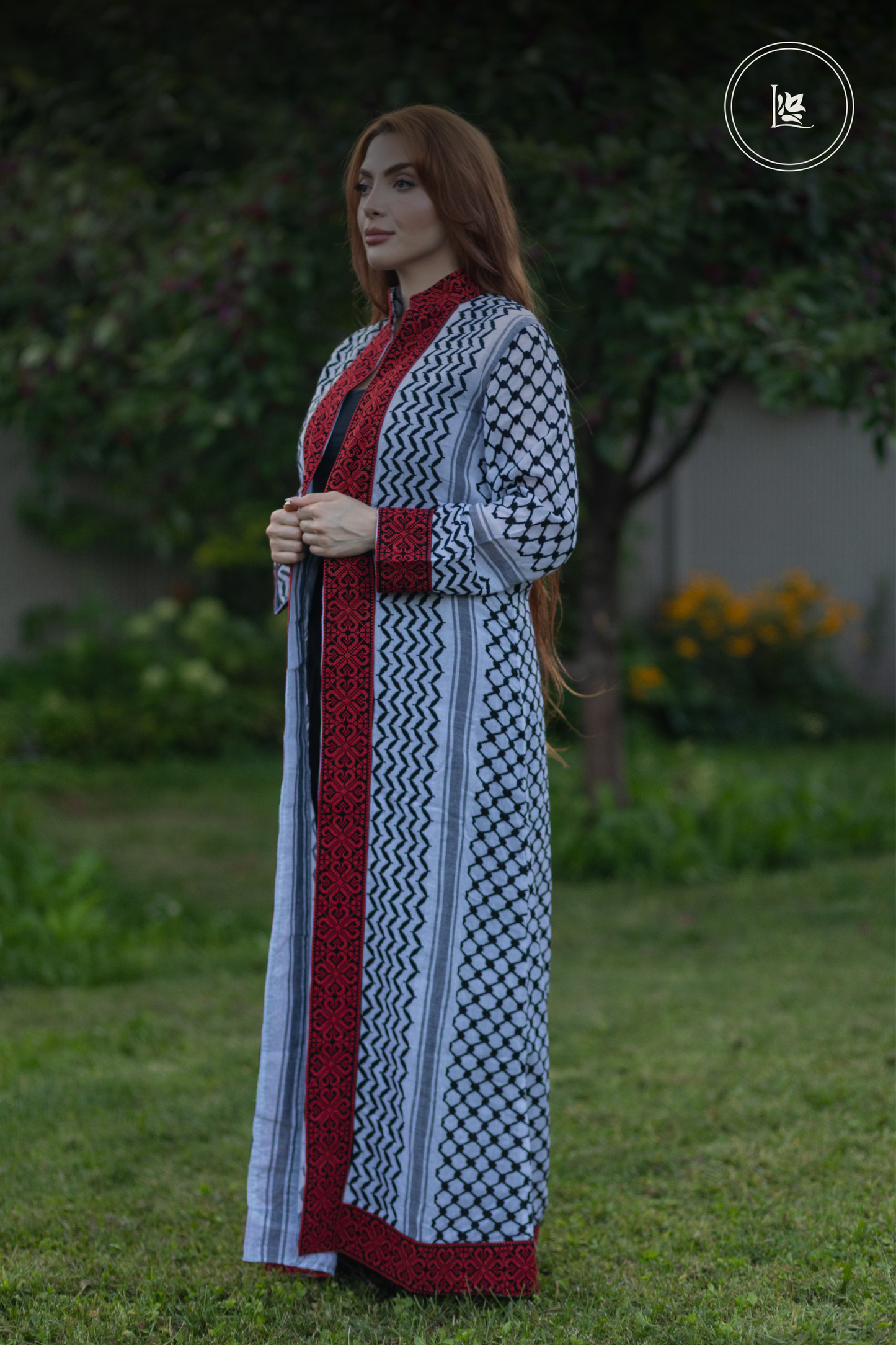 Tatreez Kufiya Abaya & Premium Tatreez Kufiya